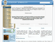 Tablet Screenshot of colegiojorbalan.com